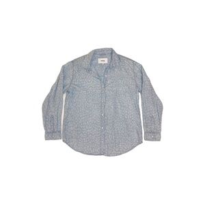 Pistola Evie Classic Long Sleeve Shirt in Shadow Leopard Light Wash – Large